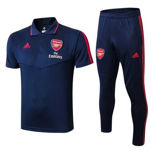 Polo Arsenal Conjunto Completo 2019 2020 Azul Marino